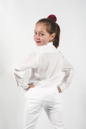Camisa clásica niña M/Larga
